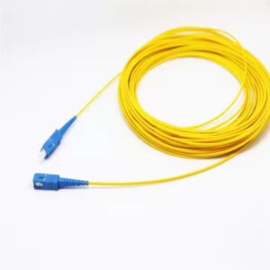 Factory Supply Single Mode Simplex SC/UPC-SC/UPC Fiber Optic Patch Cord PVC 2M